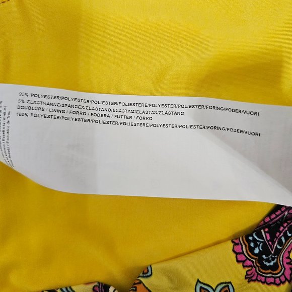 EUC Joseph Ribkoff Size 20 Paisley like print dress. Sleeveless - Picture 4 of 5